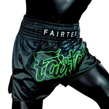 Fairtex BS1924 Шорты Тайский Бокс "Racer" Black